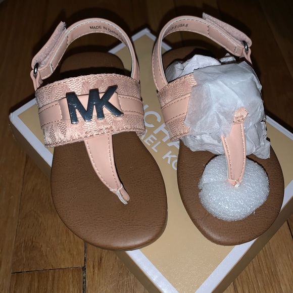 mk baby girl sandals